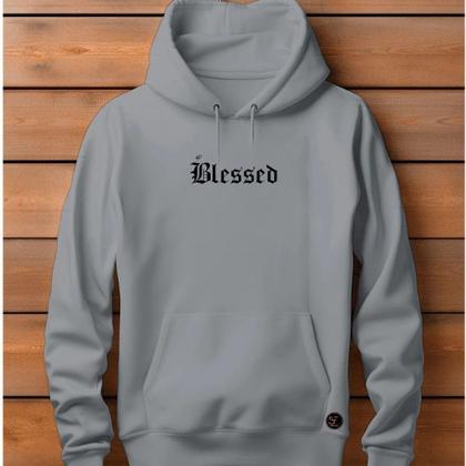 Imagem de Blusa De Moletom Masculino Respect Blessed Angel Canguru