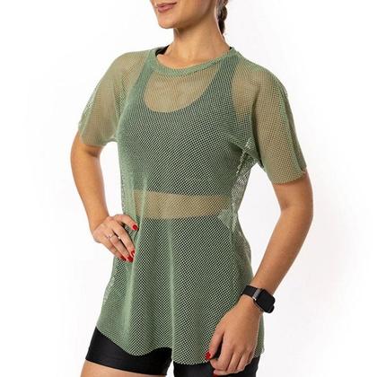 Imagem de Blusa de Tela Fitness Dipaula Alba Feminino Adulto Ref. 111255