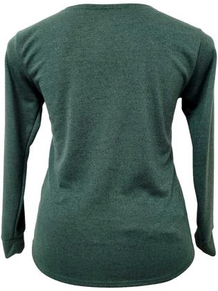 Imagem de Blusa Decote em V com Botões Inverno Quentinha