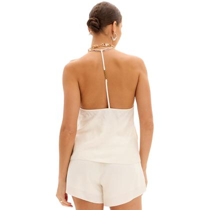 Imagem de Blusa Easy Lança Perfume De Alças Pr25 Off White Feminino