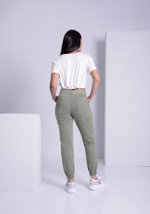 Imagem de Blusa Em Malha Listrada Com Decote V Lunender 33184