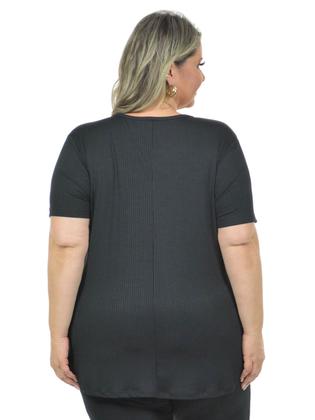 Imagem de Blusa Feminina Canelada Plus Size Fenomenal