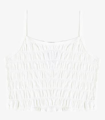 Imagem de Blusa Feminina Com Alça Fina Infinita Cor Bege