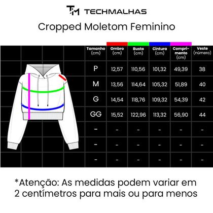 Imagem de Blusa Feminina de Moletom Cropped