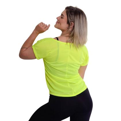 Imagem de Blusa Feminina Dry Estampada Academia Treino Moda Fitness