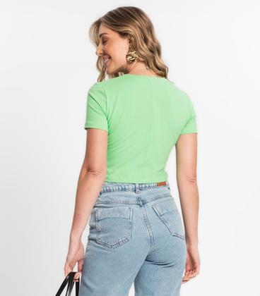 Imagem de Blusa Feminina Em Cotton Leve Endless Verde