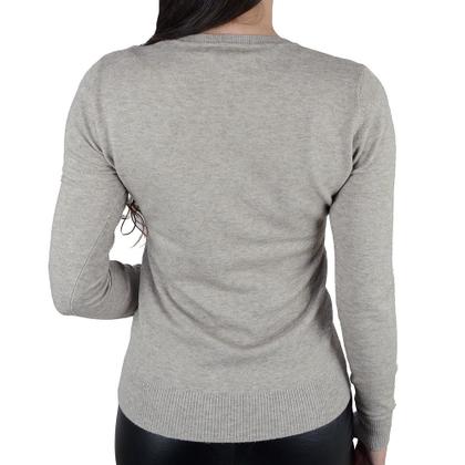 Imagem de Blusa Feminina Facinelli By Mooncity Tricot Bege Cacau - 651