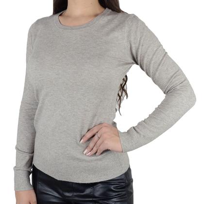 Imagem de Blusa Feminina Facinelli By Mooncity Tricot Bege Cacau - 651