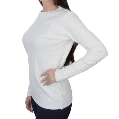 Imagem de Blusa Feminina Facinelli By Mooncity Tricot Branca - 650927