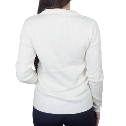 Imagem de Blusa Feminina Facinelli By Mooncity Tricot Branca - 650927