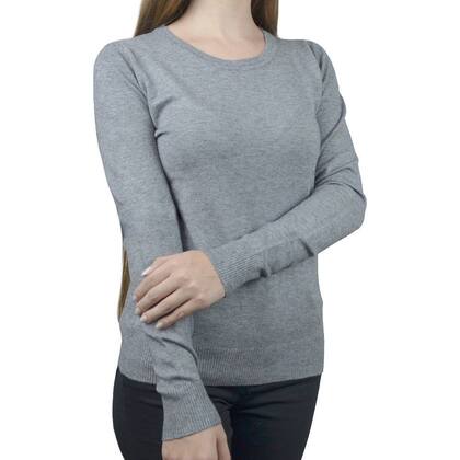 Imagem de Blusa Feminina Facinelli By Mooncity Tricot Cinza - 650922