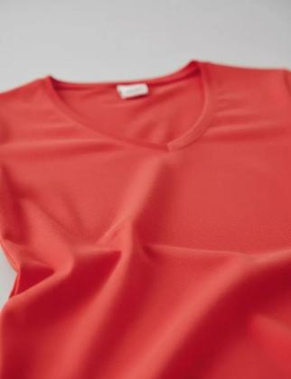 Imagem de Blusa Feminina Malwee Manga Curta Algodão  Camiseta Básica Casual Original