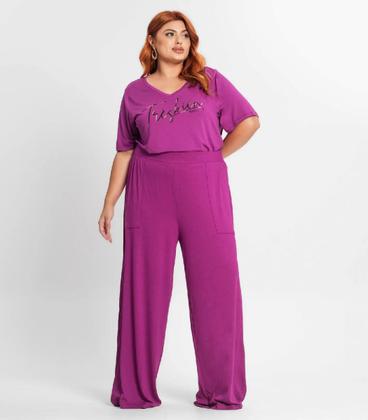 Imagem de Blusa Feminina Manga Curta Viscose Creponada