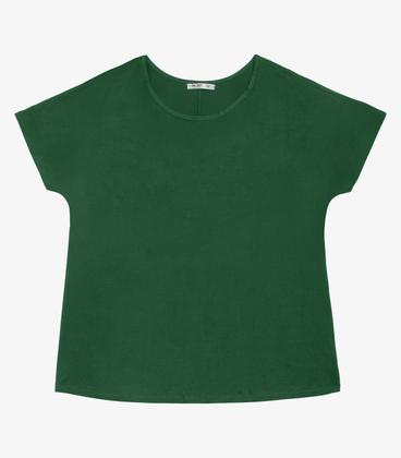 Imagem de Blusa Feminina Manga Morcego Plus Size Secret Glam Verde