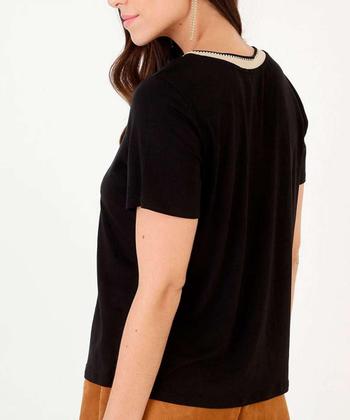 Imagem de Blusa Feminina Recorte Manga Curta Marisa-96184