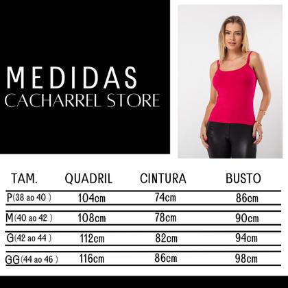 Imagem de Blusa Feminina Regata Lisa Com Alça Viscolycra