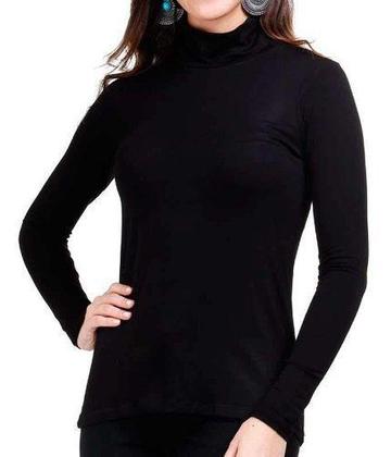 Imagem de Blusa Feminina Segunda Pele 1 Branca 1 Preta