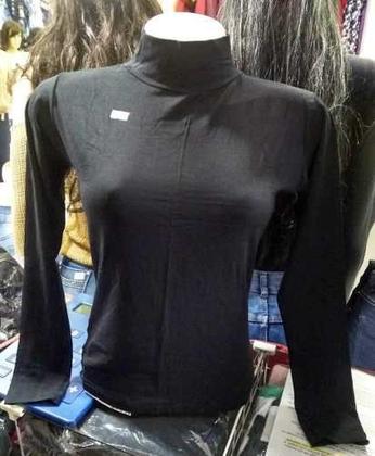 Imagem de Blusa Feminina Segunda Pele 1 Branca 1 Preta