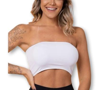 Imagem de Blusa feminina top faixa com bolso trend fashion