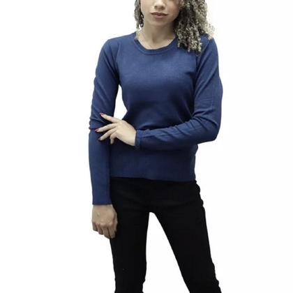 Imagem de Blusa feminina tricot facinelli gola redonda 651074/650922