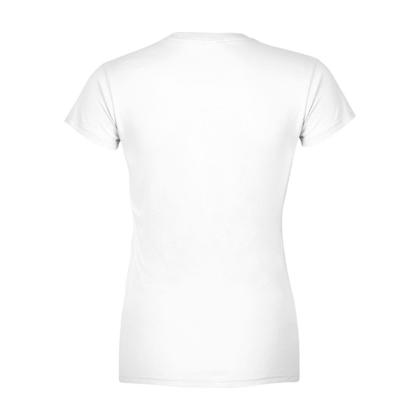 Imagem de Blusa Feminina Tshirt Camiseta Baby Look Gola Redonda Básica Premium Branca