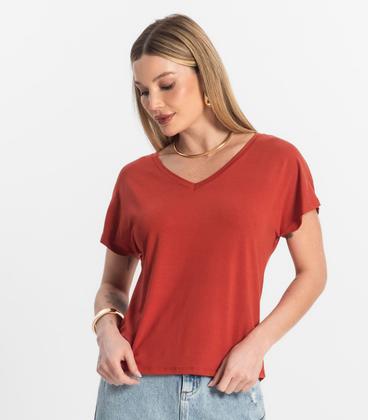 Imagem de Blusa Feminina Viscotorcion Rovitex Vermelho