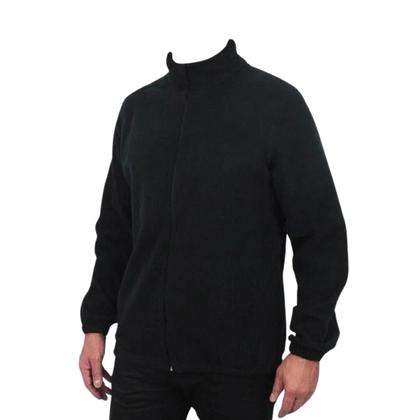 Imagem de Blusa fleece térmica c/ zíper adulto conforto aquecimento p,m,g,gg