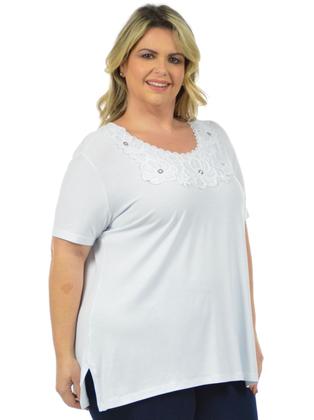 Imagem de Blusa florais plus size fenomenal