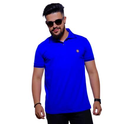 Imagem de Blusa Gola Polo Masculina Algodão