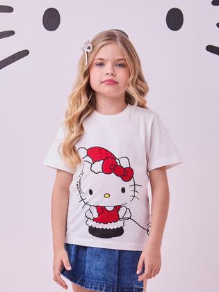 Imagem de Blusa hello kitty gorro e strass momi