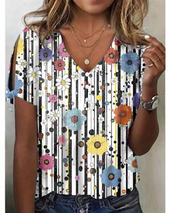 Imagem de Blusa HOTYD Plus Size de algodão boho para mulheres, verão 2024