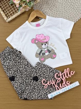 Imagem de Blusa Infantil Belime Verão Usinha Cowgirl Branca
