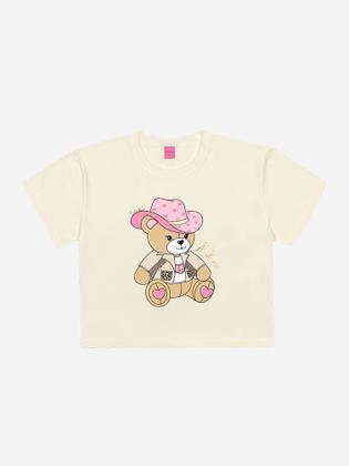 Imagem de Blusa Infantil Belime Verão Usinha Cowgirl Branca