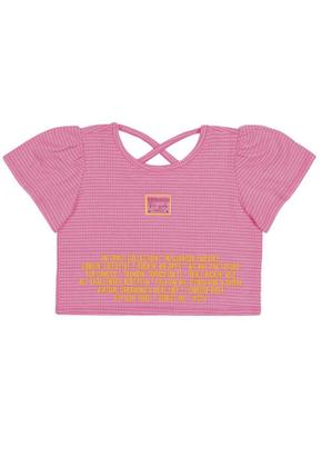 Imagem de Blusa Infantil Estampada Malha Vichy Catavento