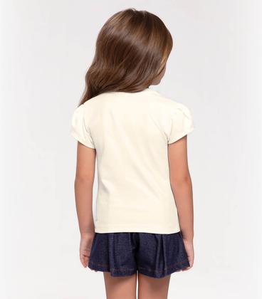 Imagem de Blusa Infantil Feminina Bailarina Trick Nick Bege