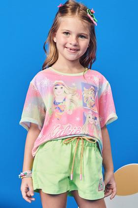 Imagem de Blusa Infantil Kukie Verão Barbie Aventureira