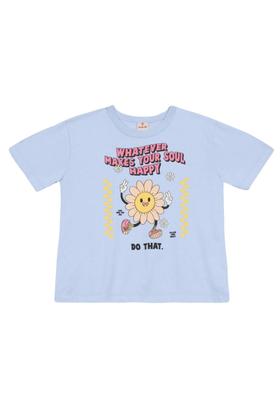 Imagem de Blusa infantil menina com estampa de flor Brandili