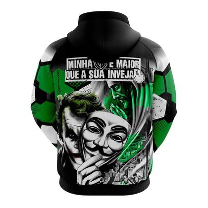 Imagem de Blusa  Jaqueta  Agasalho Frio - Fé Maior Que a Inveja 