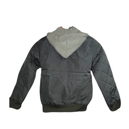 Imagem de Blusa Jaqueta Infantil Com Capuz Fixo De Tecido 0652