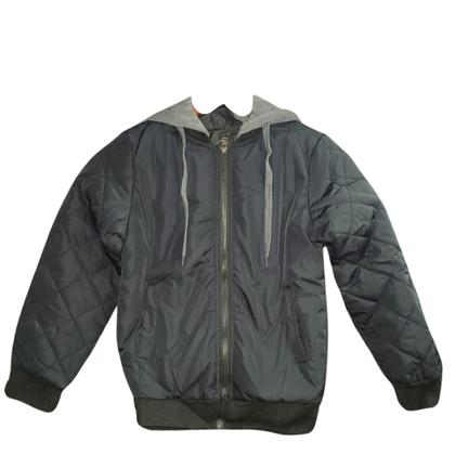 Imagem de Blusa Jaqueta Infantil Com Capuz Fixo De Tecido 0652