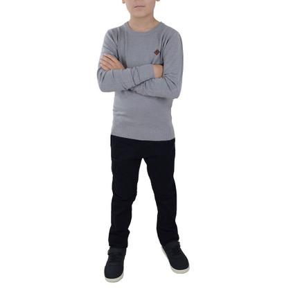 Imagem de Blusa Juvenil Masculina Red Nose Tricot Cinza - 9760014
