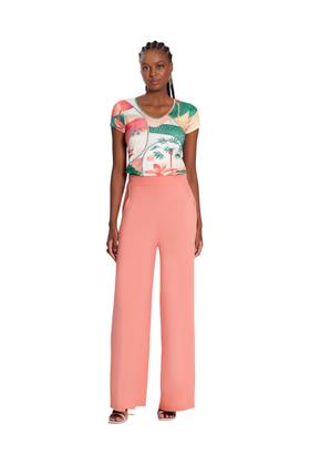 Imagem de Blusa Malha Lunender Estampa Férias Verde
