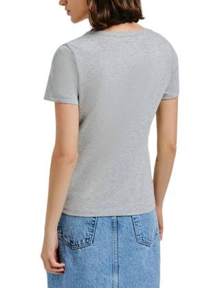 Imagem de Blusa Manga Curta Hering 0241 Feminina Básica Algodão T. P/EXG