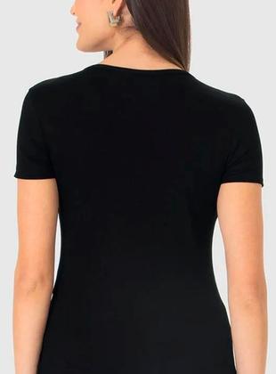 Blusa Manga Curta Malwee 1000079410 Feminina Decote Redondo