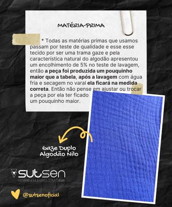 Imagem de Blusa Manga Japonesa Tecido Algodão Nilo Plus Size 42 Ao 52