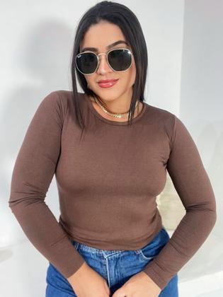 Imagem de Blusa Manga Longa Gola Redonda