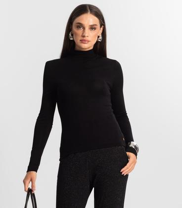 Imagem de Blusa Manga Longa Vico Tricot Básica Endless Preto