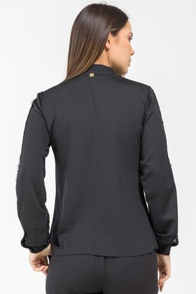 Imagem de Blusa Manga Renda Preta-P