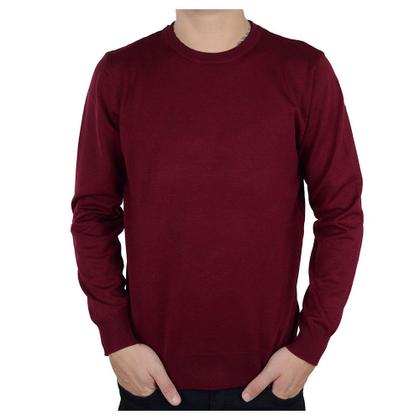 Imagem de Blusa Masculina Broken Rules Sueter Tricot Vinho - 590202