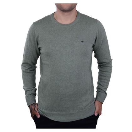 Imagem de Blusa Masculina Docthos Sueter Tricot Slim Verde - 766950